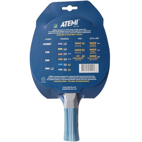 ND05_R2620 Rakietka do ping ponga New Atemi 800 anatomical ATEMI