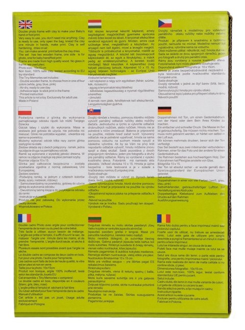 ND19_OB-17___N10/20 Odcisk bobasa - ramka z glinką podwójna - biała ODCISK