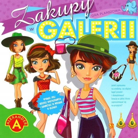 Zakupy w galerii - gra planszowa 22025 ALEXANDER