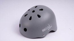 ND21_110413 MalTrack Kask Rowerowy Dziecięcy SafeKiddo SZARY MALTRACK
