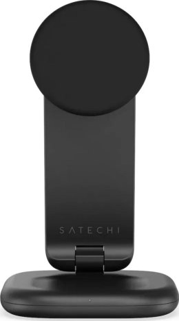 Satechi 3-in-1 Qi2 25W Foldable Charging Stand - składana ładowarka bezprzewodowa Qi2 25W do trzech urządzeń, kabel oraz adapter