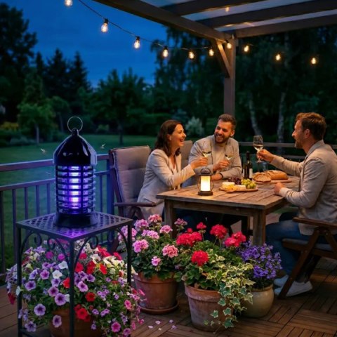 PAKO Lampa Owadobójcza UV Elektryczna Na Komary Muchy LF-200