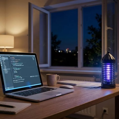 PAKO Lampa Owadobójcza UV Elektryczna Na Komary Muchy LF-200
