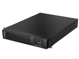 Zasilacz awaryjny UPS Rack 1000VA/900W, 220V/50Hz, TFT LCD obrotowy, SNMP/USB/RS232/EPO, ochrona RJ45, VRLA 2×9Ah, gniazdo bater