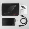 AXAGON AXAGON | A compact aluminum USB 3.2 Gen 1 - SATA 6G external box designed for 2.5" SSD/HDD