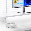 Listwa zasilająca 6w1 AC USB-A USB-C 25W - biała
