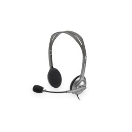 Logitech Logitech | Stereofoniczny zestaw słuchawkowy | H111 | Wbudowany mikrofon | 3,5 mm | Szary