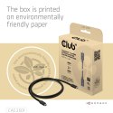 CLUB3D CAC-2501 kabel Thunderbolt 1 m 120 Gbit/s Czarny