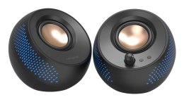 Creative Labs Pebble X Pełny zasięg Czarny Przewodowa 15 W