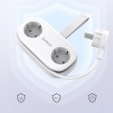 Listwa zasilająca 5w1 AC USB-A USB-C GaN 20W - biała