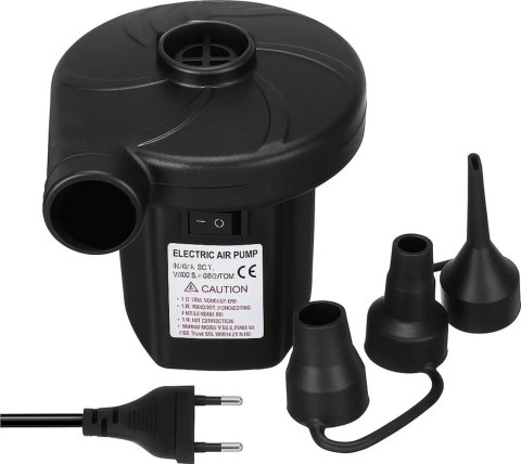 PAKO Elektryczna Pompka Do Piłki Materaca Basenu 230 V / 12 V DC