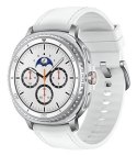 Samsung Galaxy Watch 8 Classic 3,3 cm (1.3") AMOLED 46 mm Cyfrowy 438 x 438 px Ekran dotykowy Srebrny Wi-Fi GPS