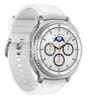 Samsung Galaxy Watch 8 Classic 3,3 cm (1.3") AMOLED 46 mm Cyfrowy 438 x 438 px Ekran dotykowy Srebrny Wi-Fi GPS