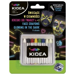 ND39_471951 KREDKI DO TWARZY 6KOL 2FLUO DERF KIDEA B/C DERFORM