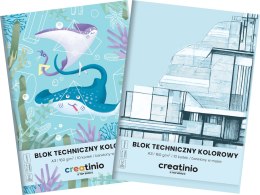 ND39_522101 BLOK TECHNICZNY A3/10K KOL 160G CREATINI FOL A10 TRES