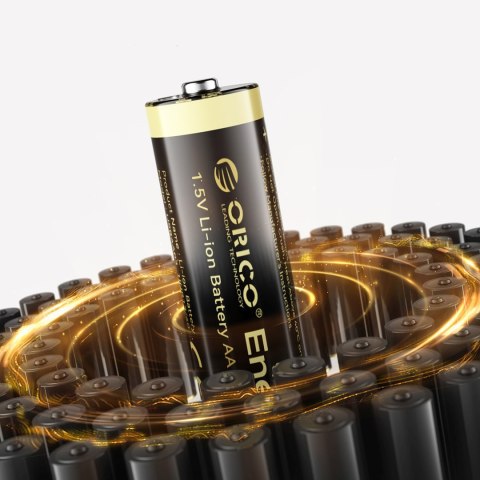 Bateria litowa akumulator AA 1.5 V 2100mWh USB-C - 2 szt.