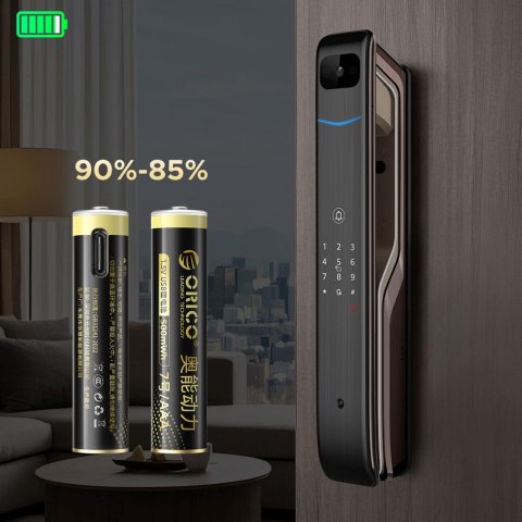 Bateria litowa akumulator AAA 1.5 V 500mWh USB-C - 4 szt.