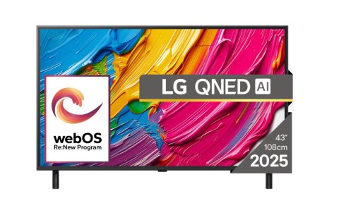 LG LG 43QNED80A3A | 43 | Smart TV | webOS 25 | UHD | Czarny