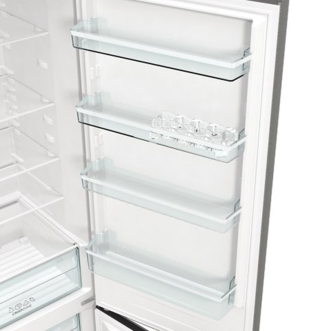 Lodówka GORENJE NRK6202EXL4 No Frost 200 cm | FreshZone | MultiAirflow | LED | inox