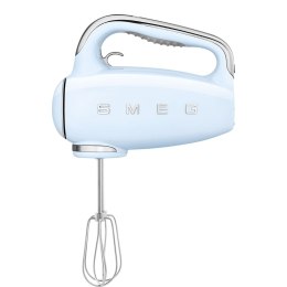 Mikser ręczny Smeg HMF01PBEU w stylu retro z lat 50. Pastelowy niebieski