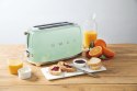 Toster SMEG model TSF02PGEU kolor pastelgreen