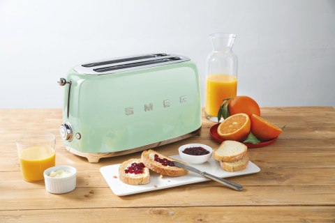 Toster SMEG model TSF02PGEU kolor pastelgreen
