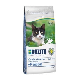 BOZITA Outdoor & Active Elk - sucha karma dla kotów wychodzących - 2kg