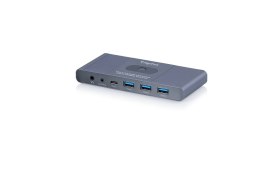 Digitus DS-12855 przełącznik KVM Szary