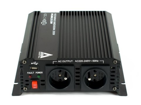 Samochodowa przetwornica napięcia 12 VDC / 230 VAC IPS-2000 2000W