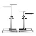 LogiLink BP0070 biurko komputerowe Czarny, Szary