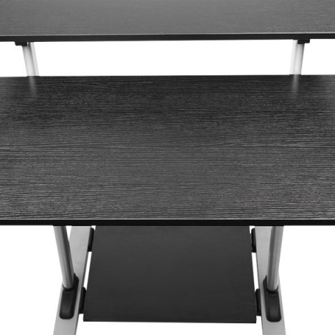 LogiLink BP0070 biurko komputerowe Czarny, Szary