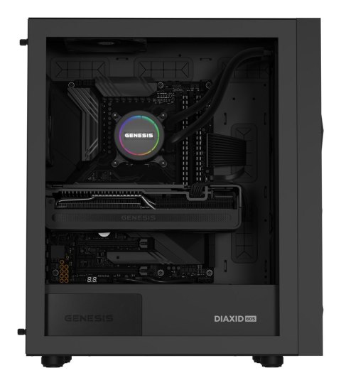 Obudowa komputera GENESIS NLG-2320 system chłodzenia Czarny