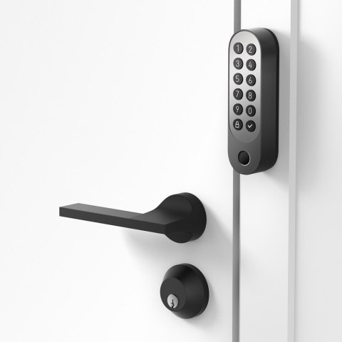 Aqara Smart Lock U200 Kit Czarny | Inteligentny zamek do drzwi | HomeKit, Thread, Bluetooth 5.1, NFC