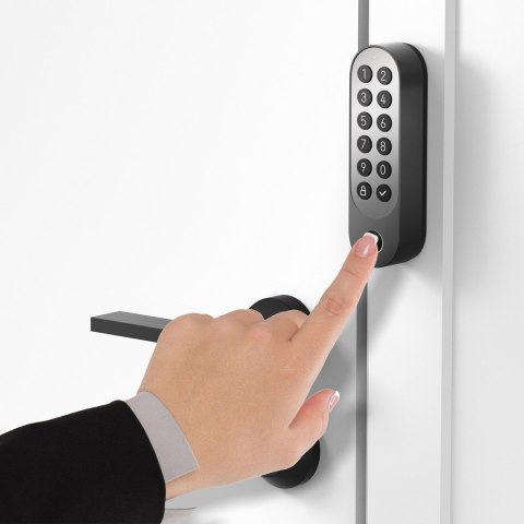 Aqara Smart Lock U200 Kit Czarny | Inteligentny zamek do drzwi | HomeKit, Thread, Bluetooth 5.1, NFC
