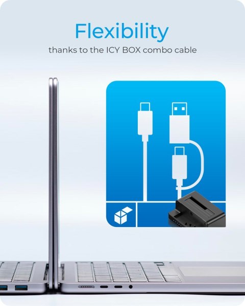 ICY BOX IB-2914MSCL-C31 USB 3.2 Gen 2 (3.1 Gen 2) Type-C Czarny