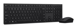 Lenovo Professional Bezprzewodowa ładowalna klawiatura i mysz combo | Zestaw klawiatury i myszy | Bezprzewodowy | Mysz w zestawi
