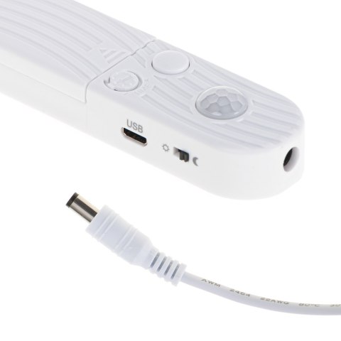 KX4942 Taśma LED na baterie USB czujnik ruchu 2M ciepły biały BATERIE