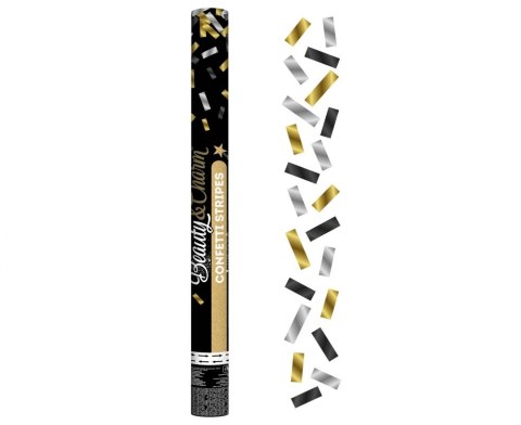 ND39_525223 KONFETTI WYSTRZALOWE 60X5 MIX ZLO/SRE/CZAR GO TRES