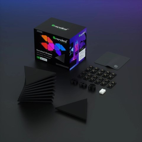 Nanoleaf Shapes Black Mini Triangles Expansion Pack (10 paneli)