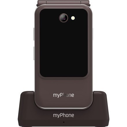 Telefon myPhone Harmony LTE Brązowy 2,8+1,44 " Systemy ochrony przed włamaniem (IPS) 48 MB 128 MB Jedna karta SIM Karta MicroSD 