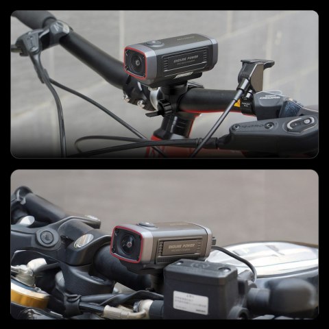 Kamera sportowa wideorejestrator na kierownicę roweru 710 Lite 1080P - czarna