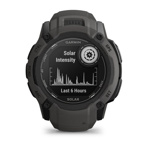 Zegarek sportowy Garmin Instinct 2X Solar MIP 50mm Graphite