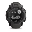 Zegarek sportowy Garmin Instinct 2X Solar MIP 50mm Graphite