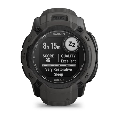 Zegarek sportowy Garmin Instinct 2X Solar MIP 50mm Graphite