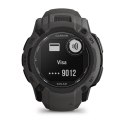 Zegarek sportowy Garmin Instinct 2X Solar MIP 50mm Graphite