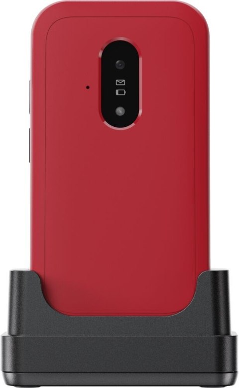 Doro Leva E22 7,11 cm (2.8") 127,8 g Czerwony, Biały Telefon funkcjonalny