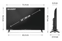 Telewizor LED 32" SHARP 32HA1205E 32 Czarny