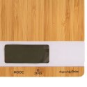 Waga Kuchenna Bambusowa Cyfrowa 5 kg ORION Funkcja Tary 23 x 17 cm
