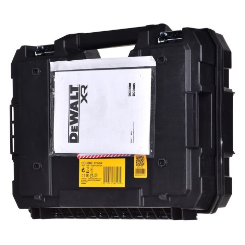 DEWALT WKRĘTARKA 18V DCD800E1T 90Nm 1x1,7Ah POWERSTACK BL TSTAK ...