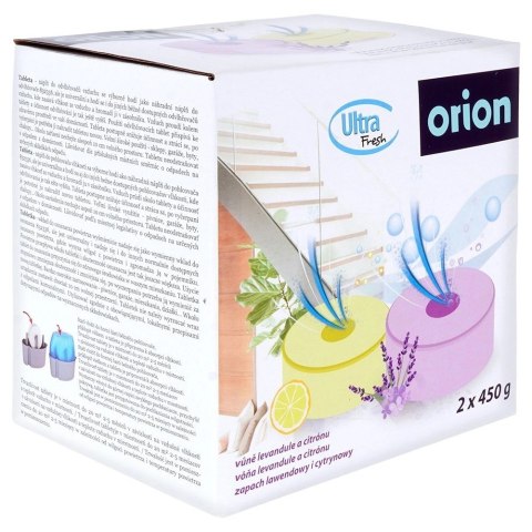 Wkład do Pochłaniacza Wilgoci 2 x 450 g ORION Tabletki Lawenda Cytryna 2 szt